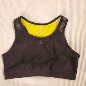 NWOT Adidas Techfit Adipower Sports Bra Black